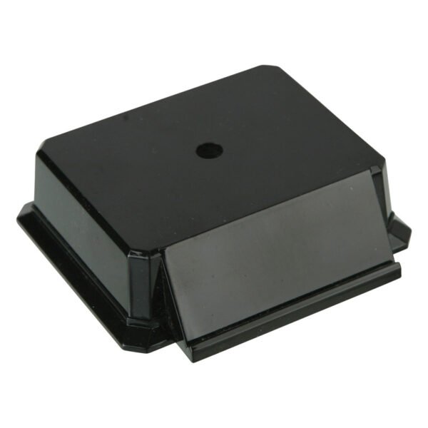 BASE CUADRADA NEGRA 3-7/8 X3-1/2" (SQ43-BK)