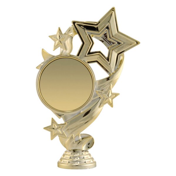 FIGURA DE PORTAINSERT ESTRELLA DORADA 6" (F-649)