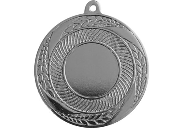 MEDALLA PEQUEÑA PLATA BRILLO 2" (MS265-BS)