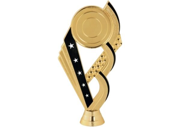 FIGURA DE PORTAINSERT DORADO/ NEGRO 6-1/4" (PH104)