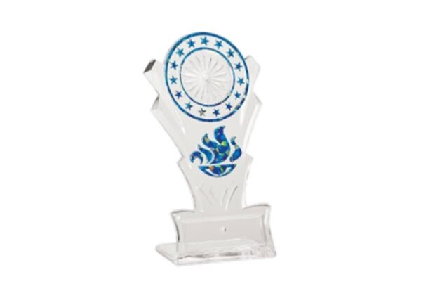 ESCULTURA DE ACRILICO AZUL 8" (TS22)