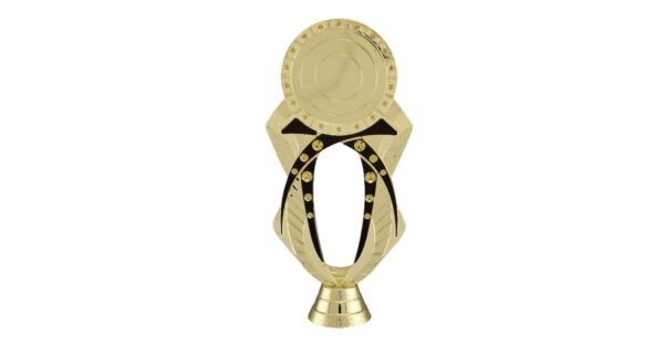 FIGURA DE PORTAINSERT DORADO/ NEGRO 6-1/2" (PH29)