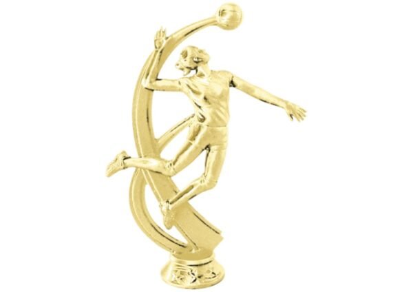 FIGURA DE VOLLEYBALL FEMENINO CON ARCO 6-1/2" (MF4526)