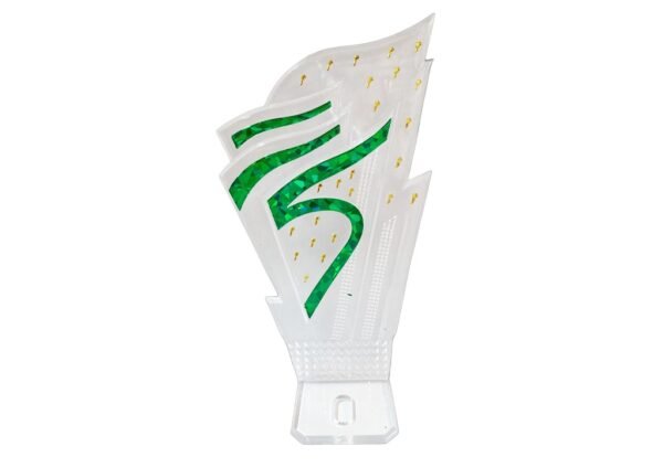ACRILICO PARA TROFEO VERDE 8-1/4" (DB66)