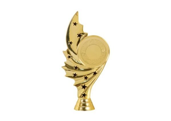 FIGURA DE PORTAINSERT DORADO/ NEGRO 6-1/2" (PH98)