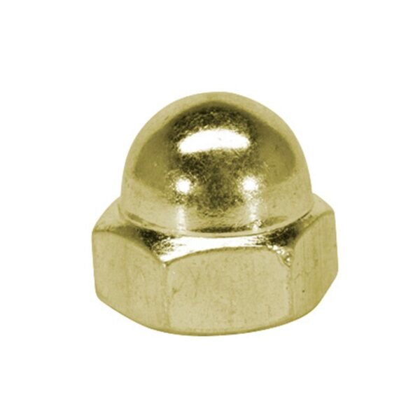 TUERCA CIEGA DORADA 1/4" (H30G)
