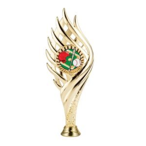 FIGURA PORTAINSERT DORADA 9-1/2" (H508)