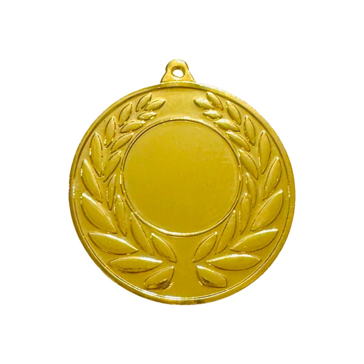 MEDALLA PEQUEÑA ORO BRILLANTE 2" (MM75-G)