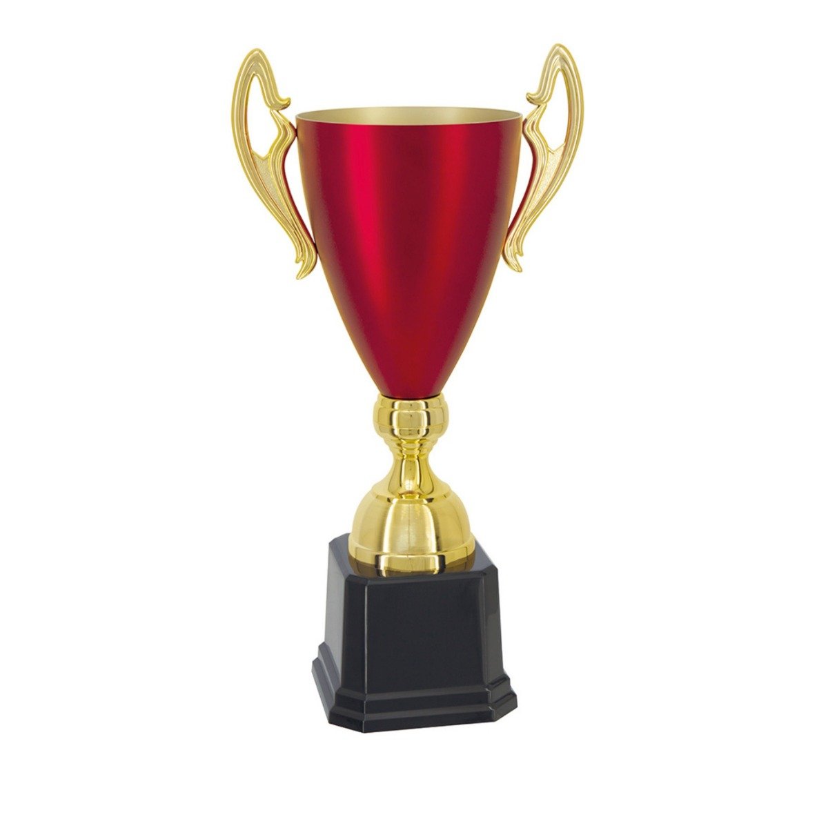 COPA PLASTICA ROJA CON BASE NEGRA 23-5/9" (CUP600-R)